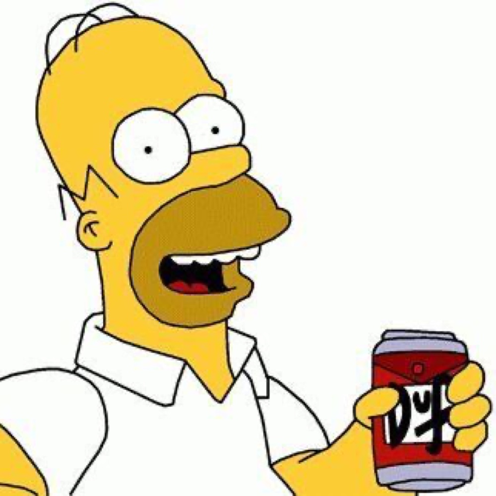 Homer Simpson Costume - The Simpsons Fancy Dress - Cosplay - Duff Beer Can