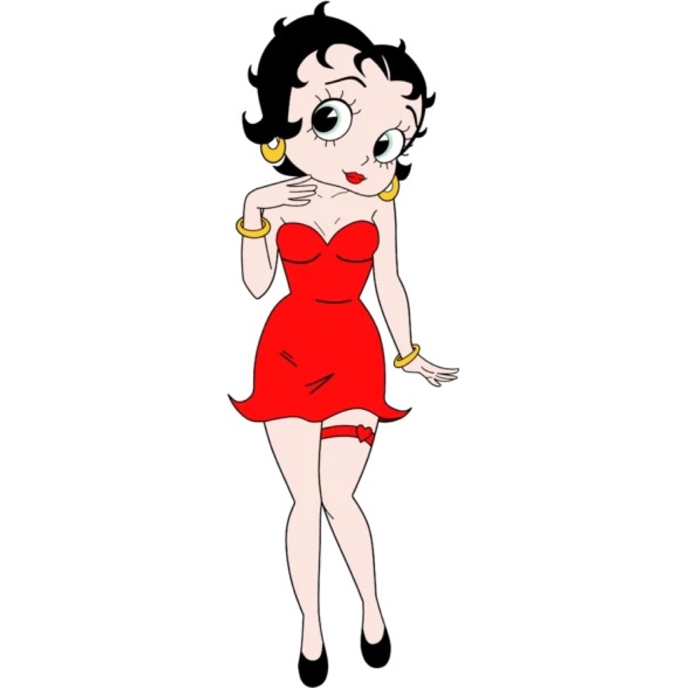 Betty Boop Costume - Fancy Dress - Cosplay - Earrings