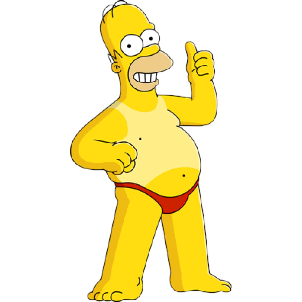 Homer Simpson Costume - The Simpsons Fancy Dress - Cosplay - Fat Suit - Fake Belly
