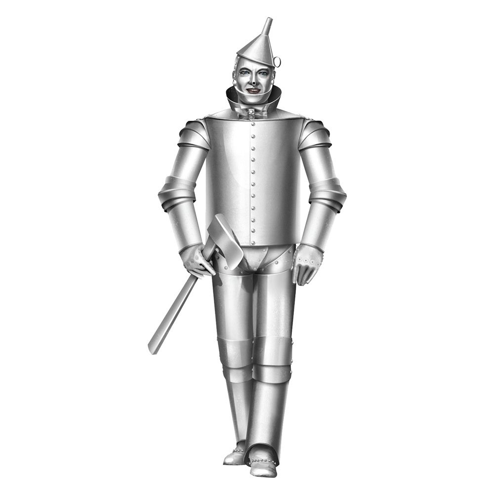 Tin Man Costume - The Wizard of Oz Fancy Dress - Cosplay - Foam