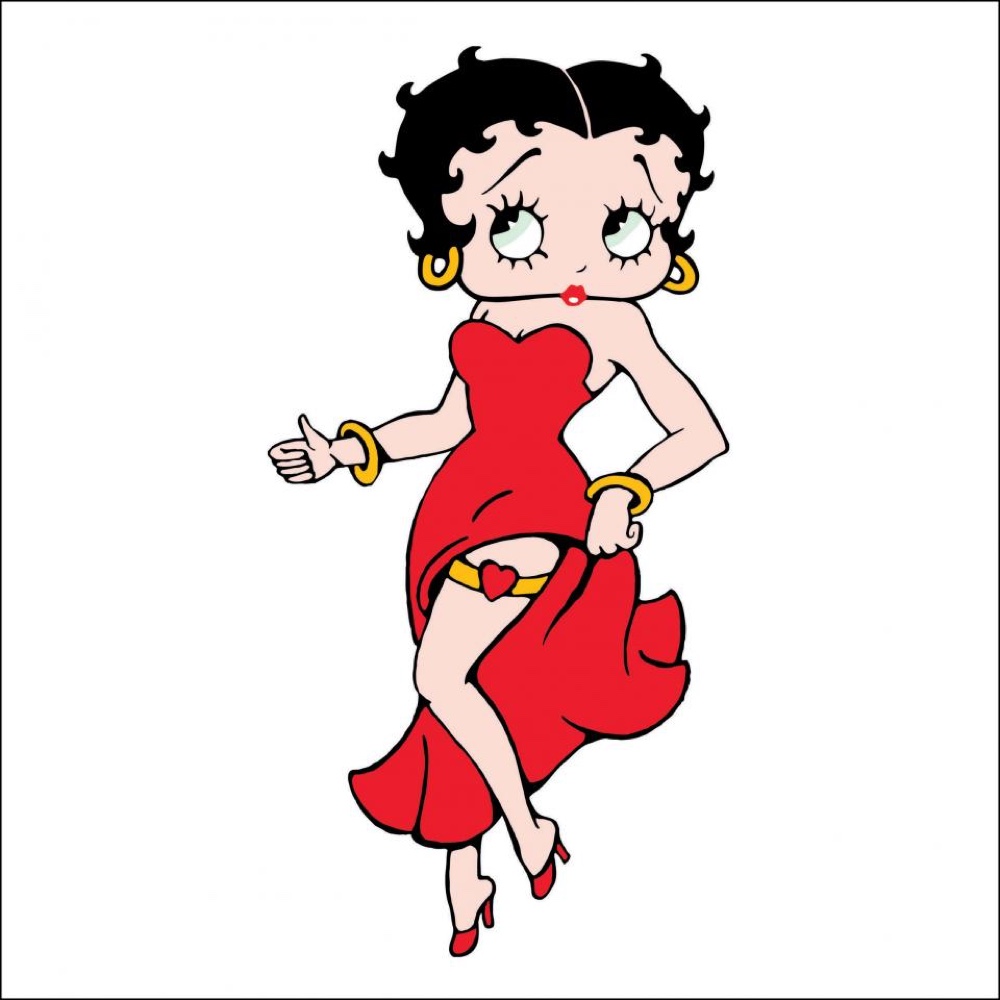 Betty Boop Costume - Fancy Dress - Cosplay - Garter