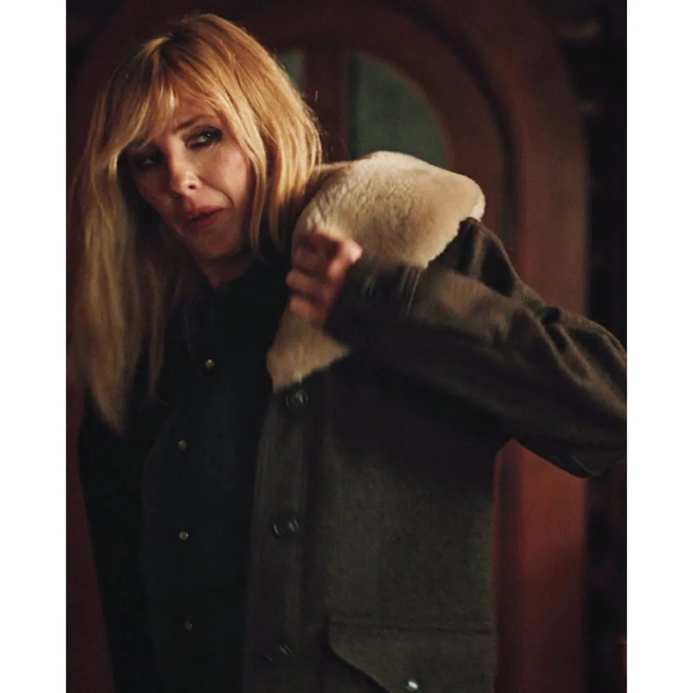Beth Dutton Fur Collar Coat Outfit - Beth Dutton Costume - Fancy Dress - Style - Outfits - Yellowstone - Hair - Wig