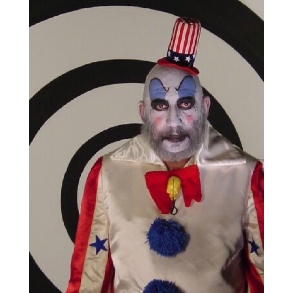 Captain Spaulding Costume - House of 1001 Corpses - The Devils Rejects - Killer Clown Fancy Dress - Cosplay - Hat