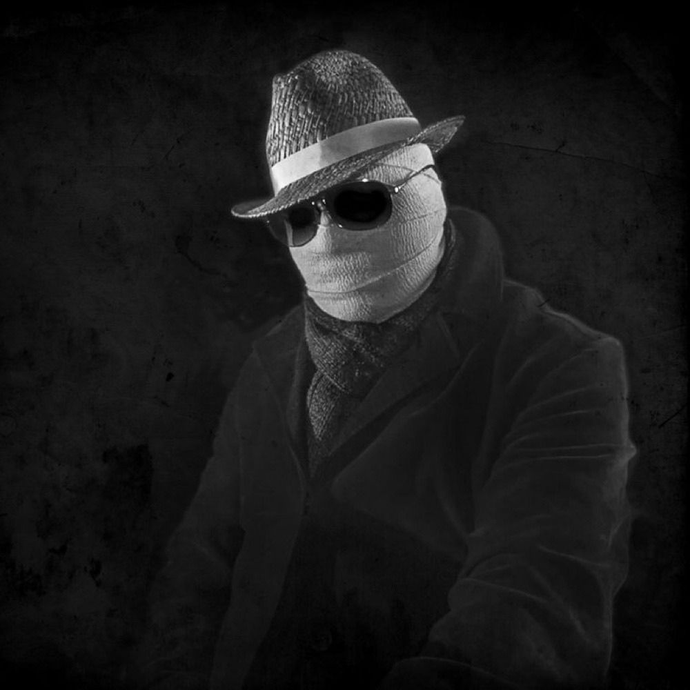 The Invisible Man, Dr. Griffin Costume - Cosplay - Fancy Dress - Hat