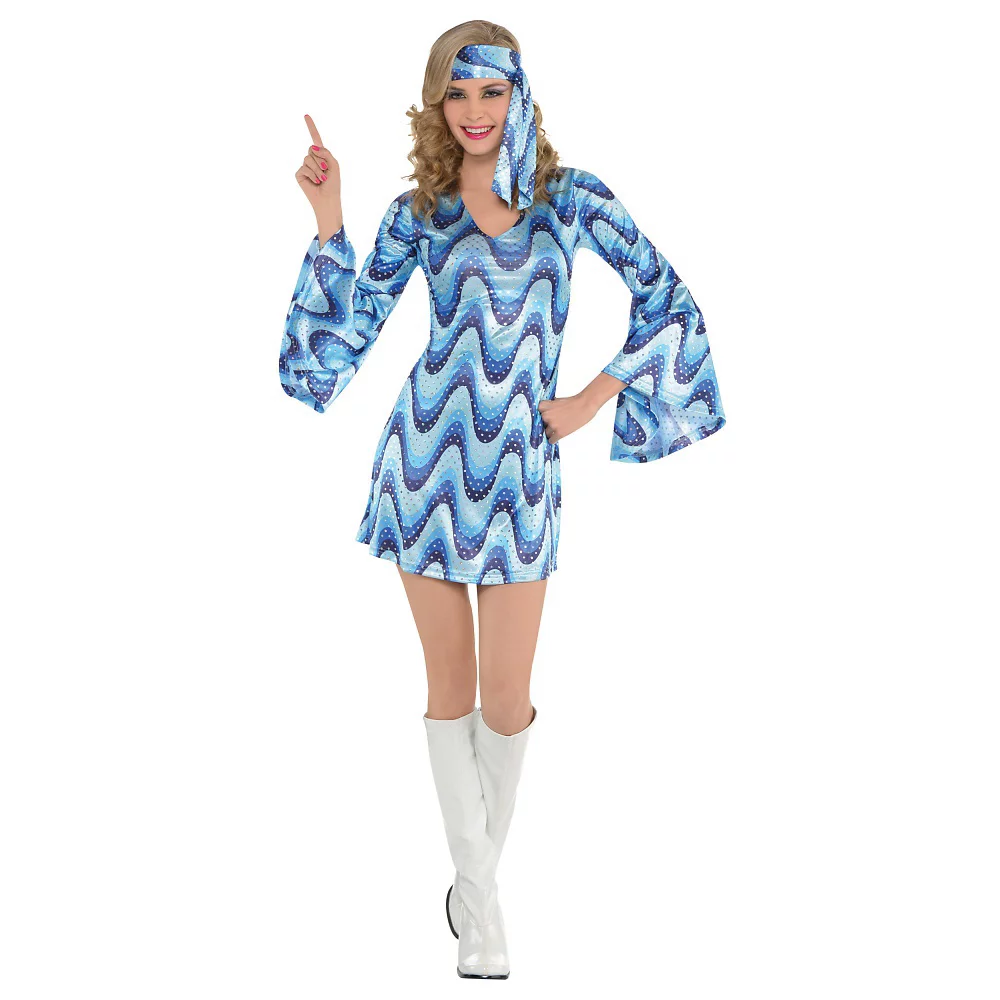 Go-Go Dancer Costume - 1960's - 60's - Fancy Dress - Cosplay - Headband