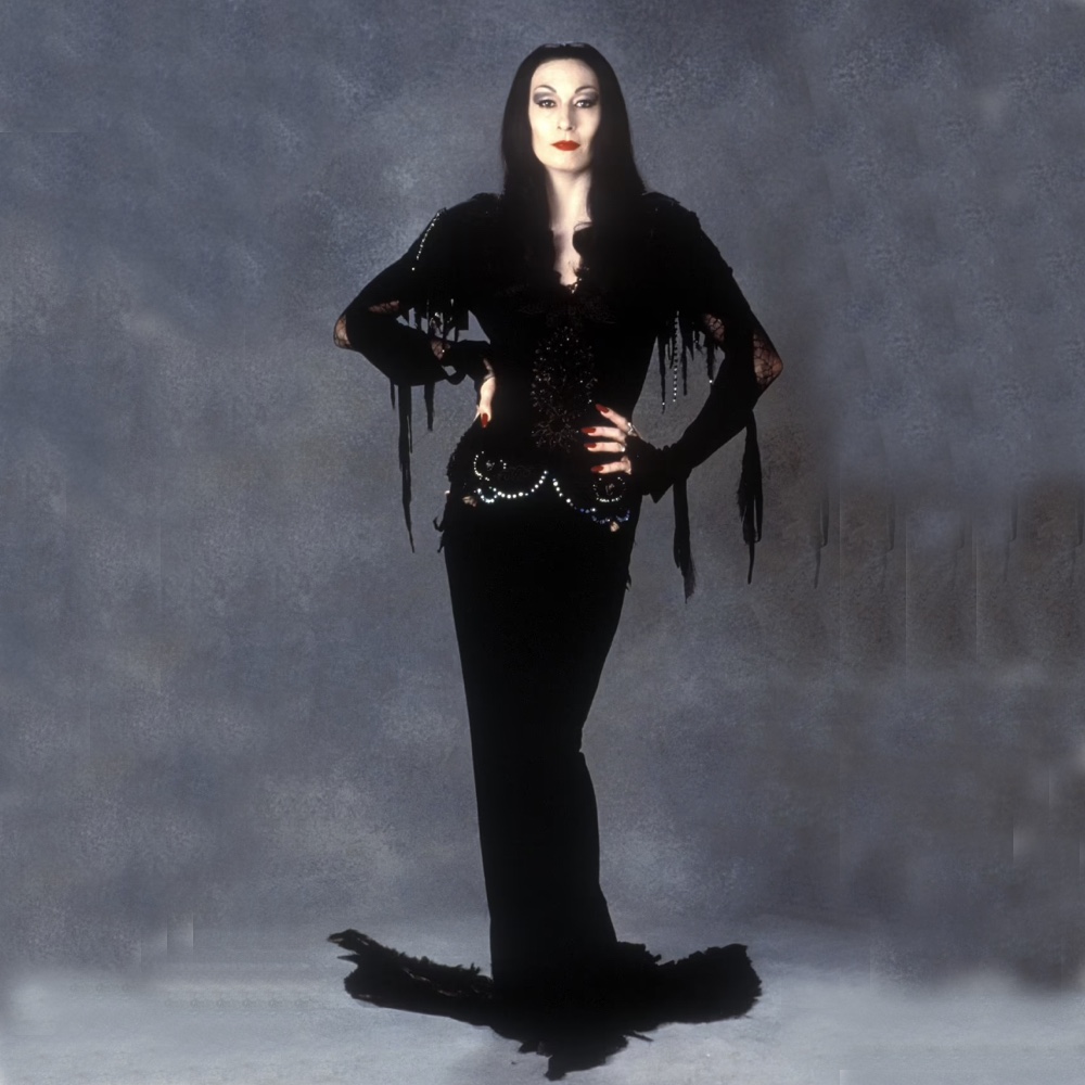 Morticia Addams Costume - The Addams Family Fancy Dress - Cosplay - High Heels