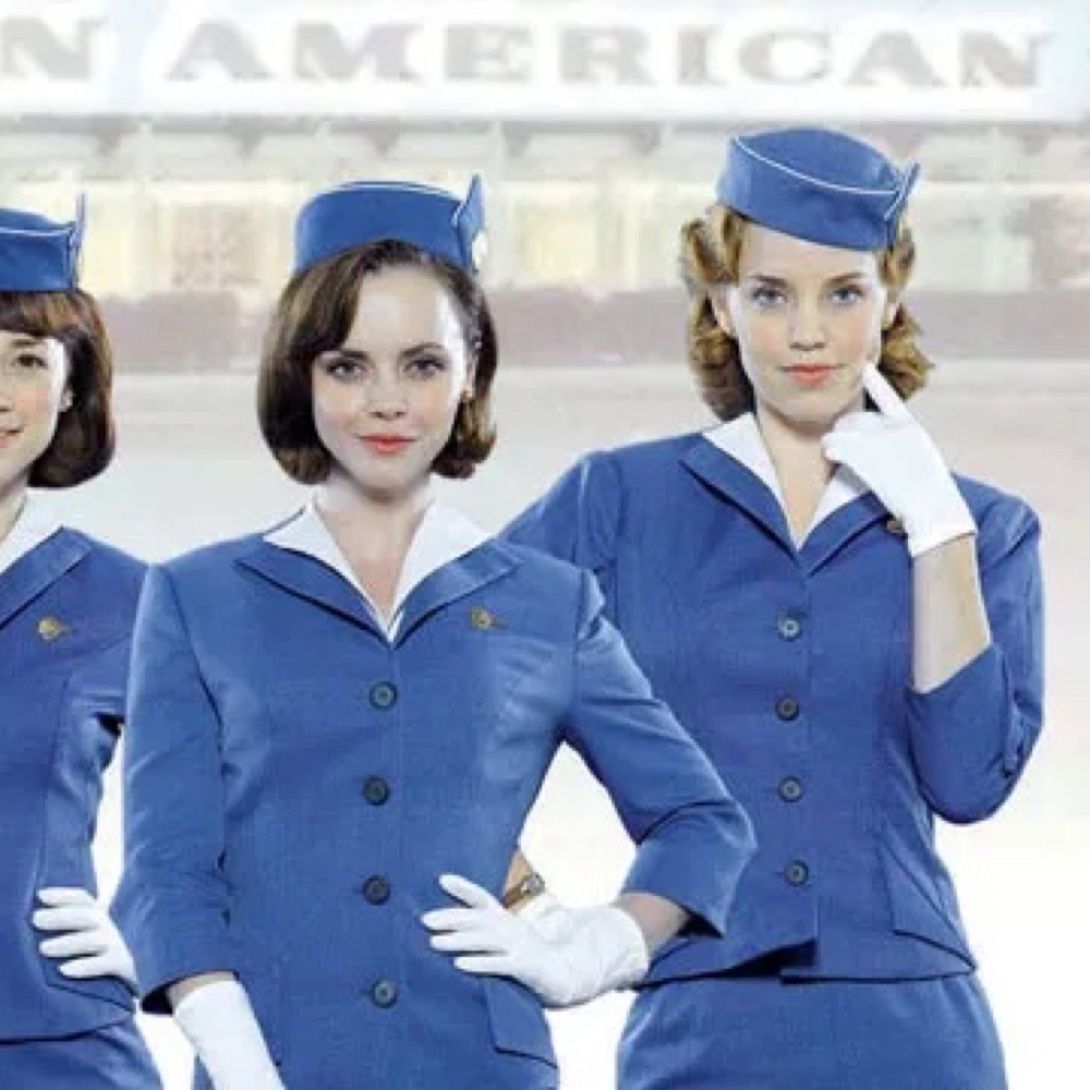 Pan Am Stewardess / Air Hostess Costume - Uniform - Fancy Dress - Role Play - Cosplay - Jacket - Blazer