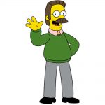 Ned Flanders Costume - The Simpsons Fancy Dress - Cosplay