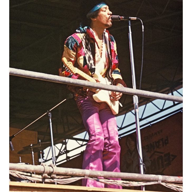 Jimi Hendrix Costume Fancy Dress Cosplay 