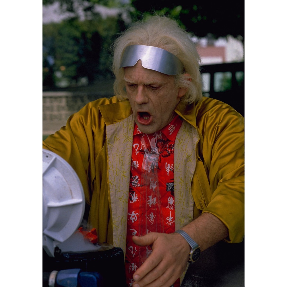 Doc Brown Costume - Back to the Future Fancy Dress - Cosplay - Shirt