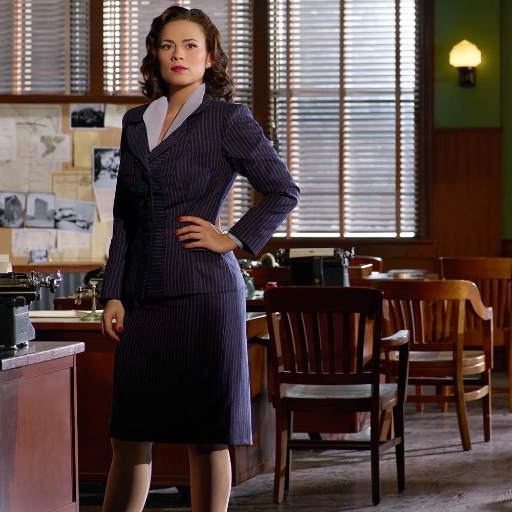 Agent Peggy Carter Costume - Agent Carter Cosplay - Fancy Dress - Skirt