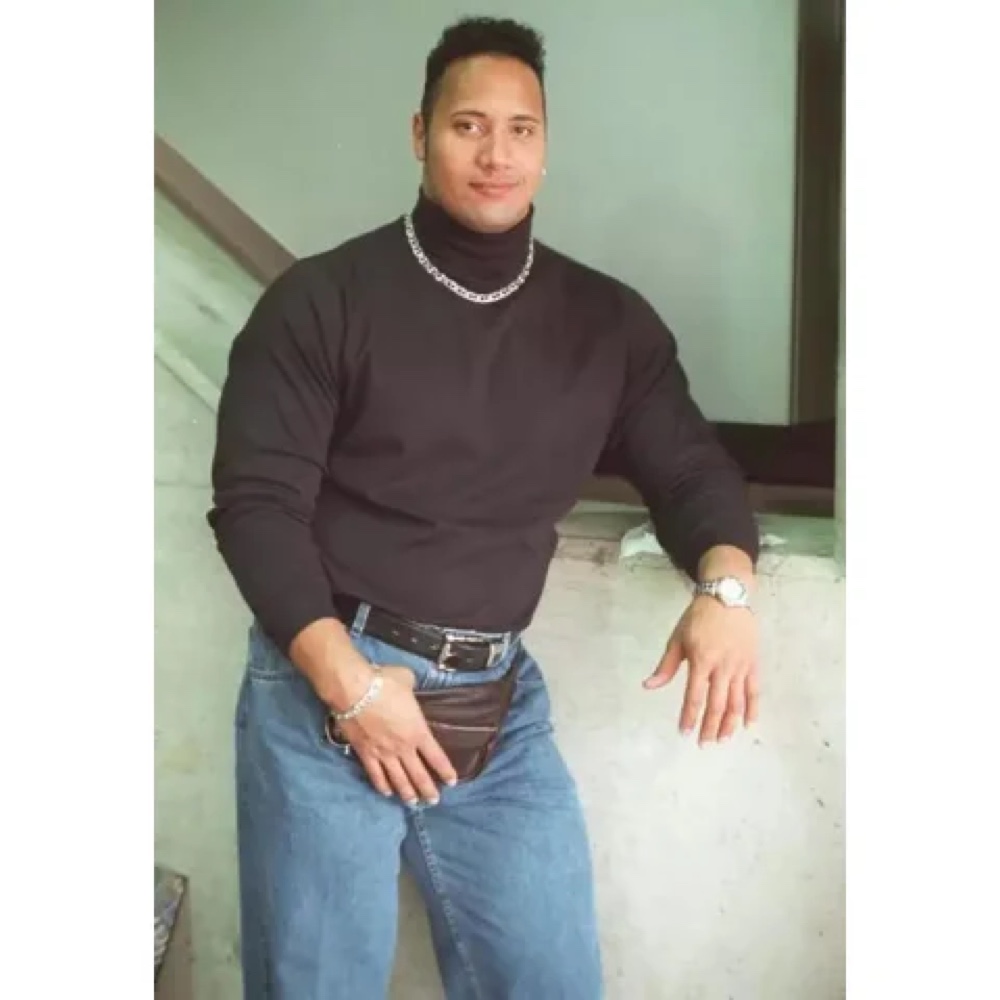 Dwayne ‘The Rock’ Johnson Costume - Fancy Dress - Style - Cosplay - Turtleneck Sweater