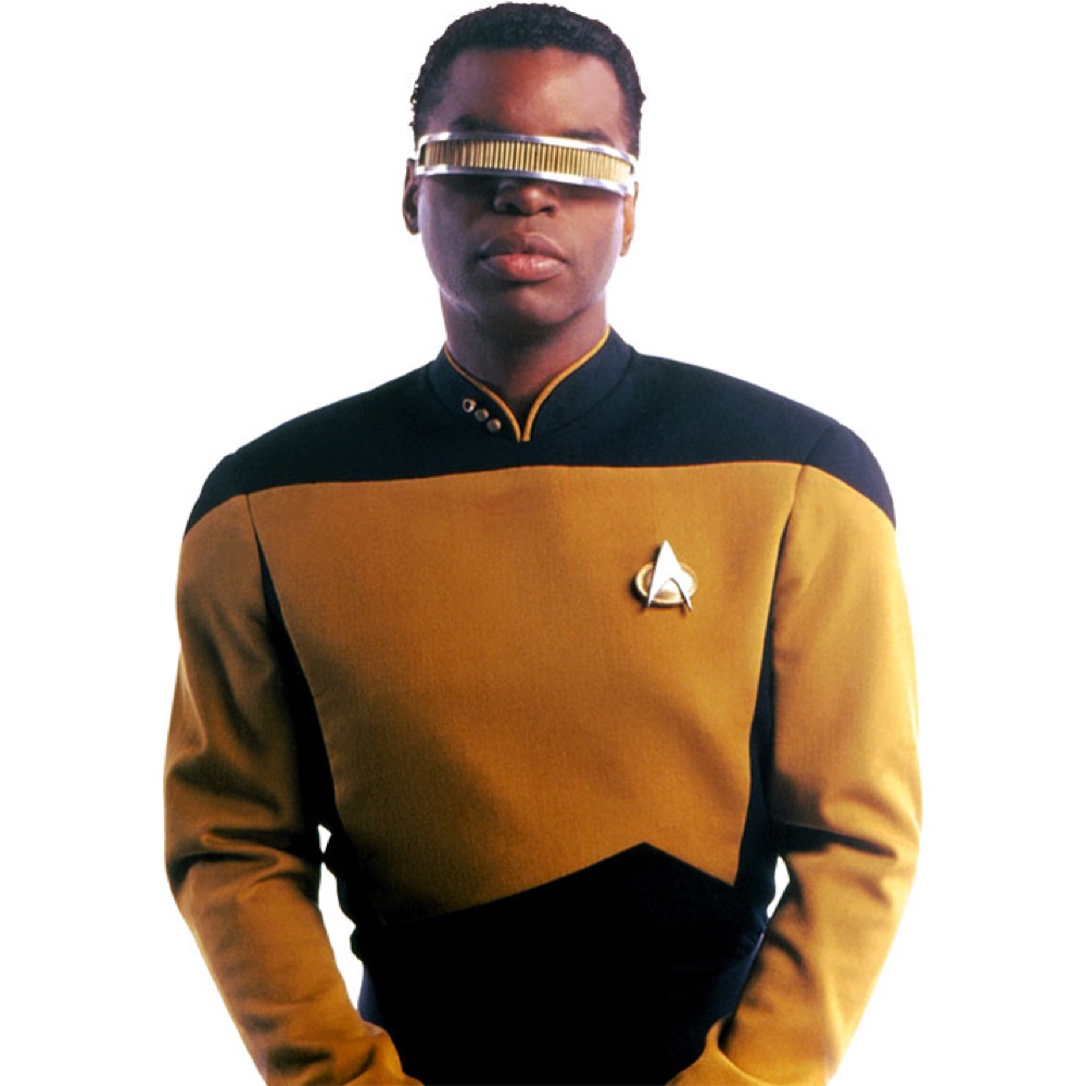 Geordi La Forge Costume - Star Trek: The Next Generation - Fancy Dress - Cosplay - Uniform