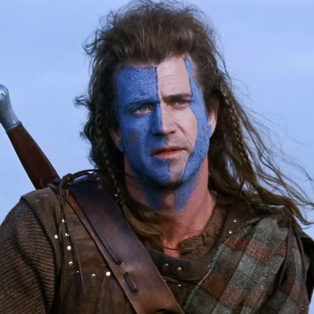 William Wallace Costume - Braveheart Fancy Dress - Cosplay - Wig
