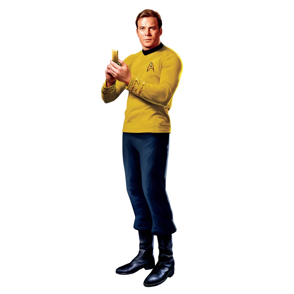 Captain Kirk Costume - Star Trek Fancy Dress - Cosplay - Boots