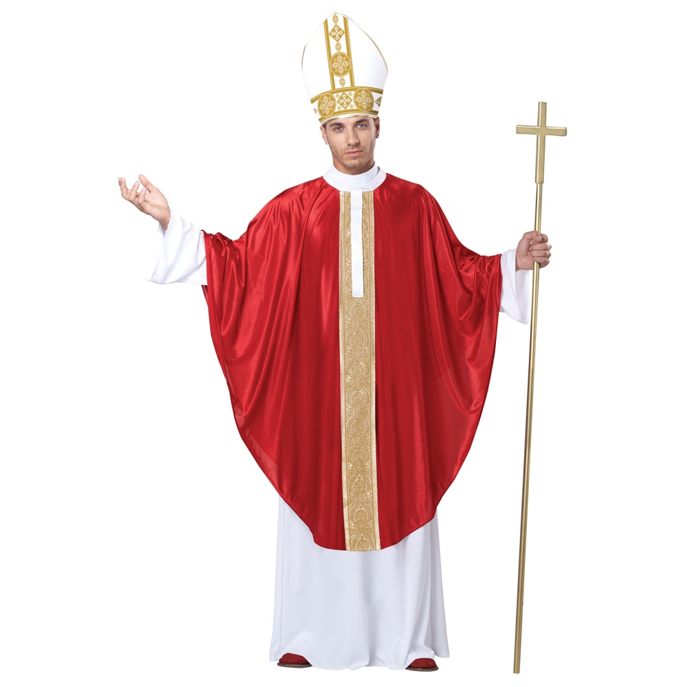 Pope Costume - Fancy Dress - Cosplay - Complete Costume Set
