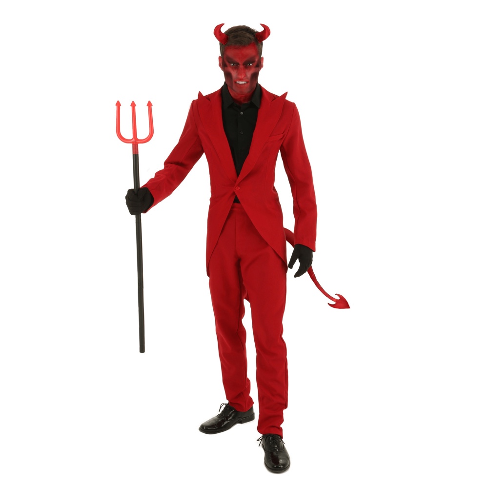 Satan Costume - Fancy Dress - Cosplay - Halloween - Complete Ready Made Costume Set