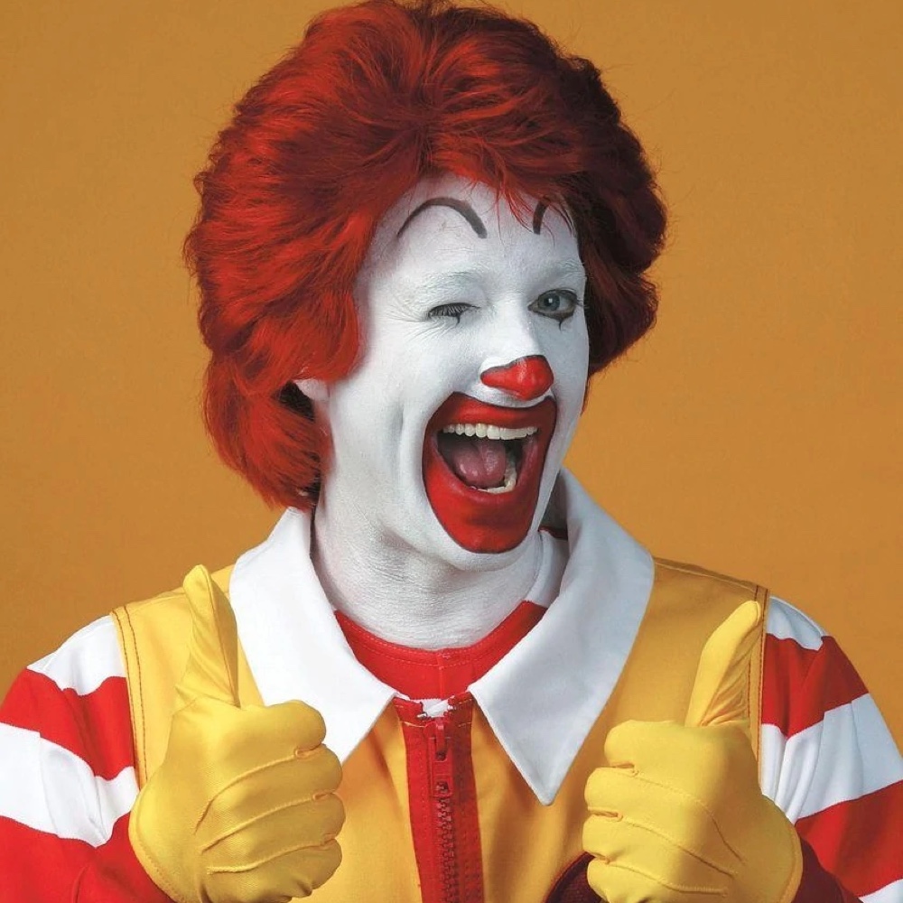 Ronald McDonald Costume - Fancy Dress - Cosplay - Gloves