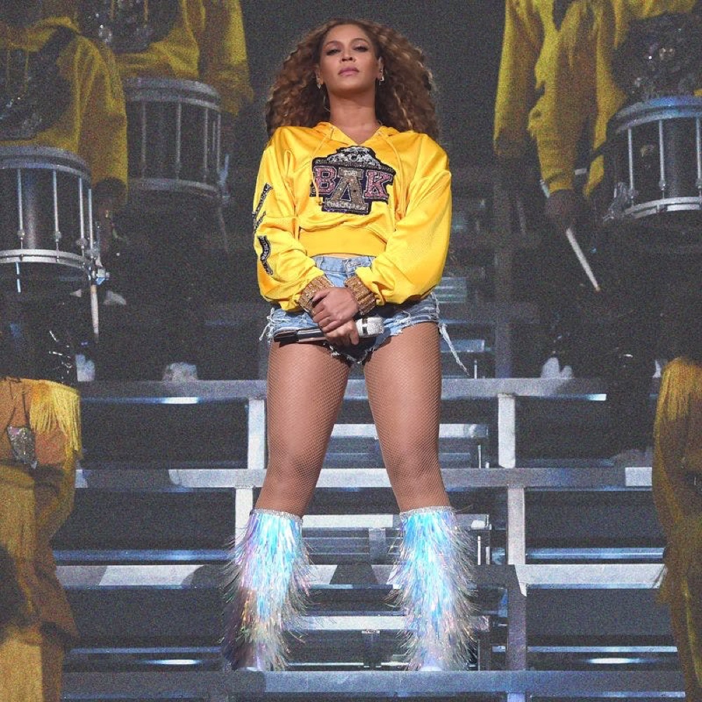 Beyonce Costume - Fancy Dress - Yellow Top - Cosplay - Legwarmers