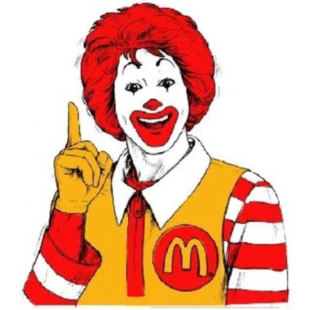 Ronald McDonald Costume - Fancy Dress - Cosplay - Clown Makeup