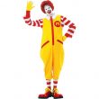 Ronald McDonald Costume - Famous Clown Fancy Dress