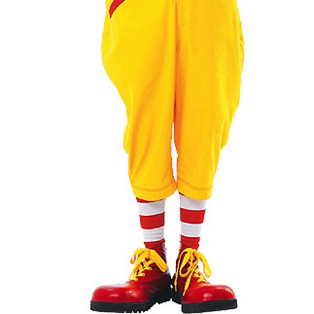 Ronald McDonald Costume - Fancy Dress - Cosplay - Clown Shoes