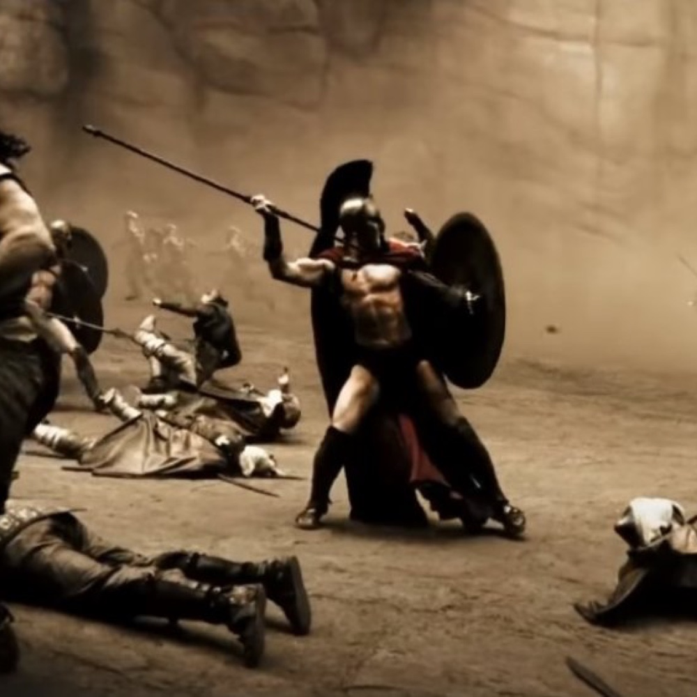 Spartan King Leonidas Costume - 300 Fancy Dress - Warrior Cosplay - Spear