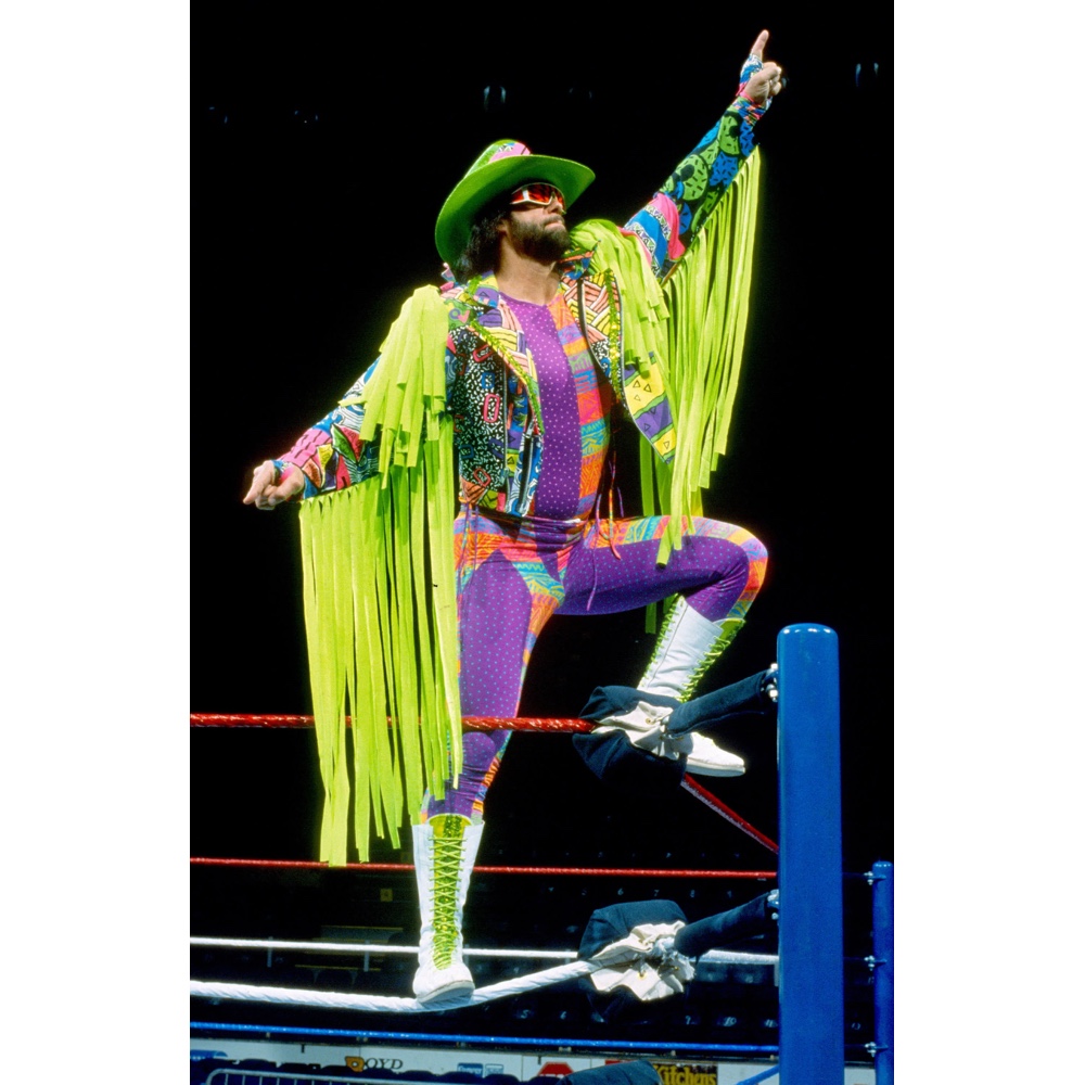 Macho Man Randy Savage Costume - Wrestler Fancy Dress Cosplay - Boots