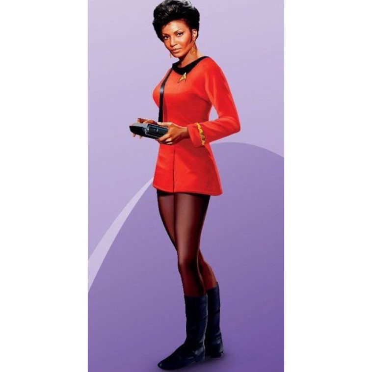Figurine PVC Star Trek 20cm: Spock E Nyota Uhura In Stile Glamour, Serie Animata, In Scatola
