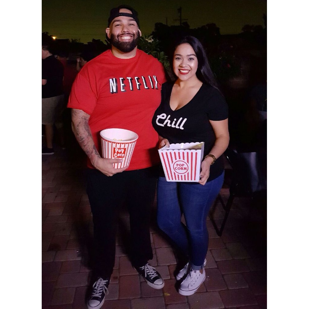Netflix and Chill Costume - Couples Fancy Dress - Couples - Comfy Pants