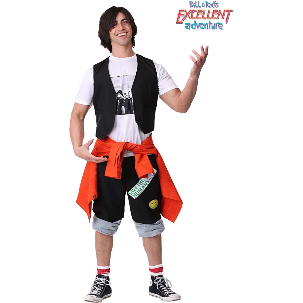 Ted 'Theodore' Logan Costume - Bill & Ted's Excellent Adventure Fancy Dress - Cosplay - Compelte Costume Set