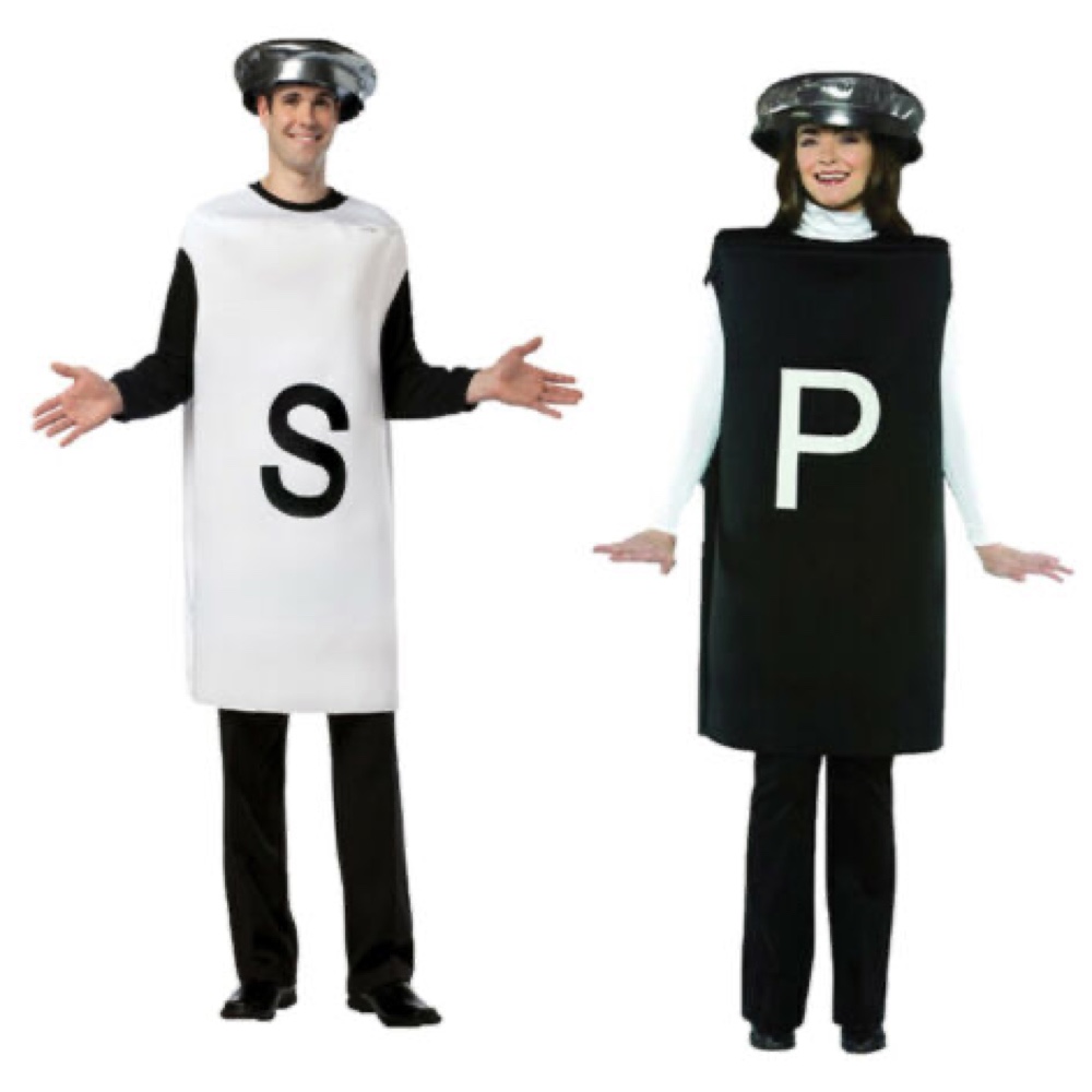 Salt and Pepper Costume - Salt Fancy Dress Ideas - Pepper Costume