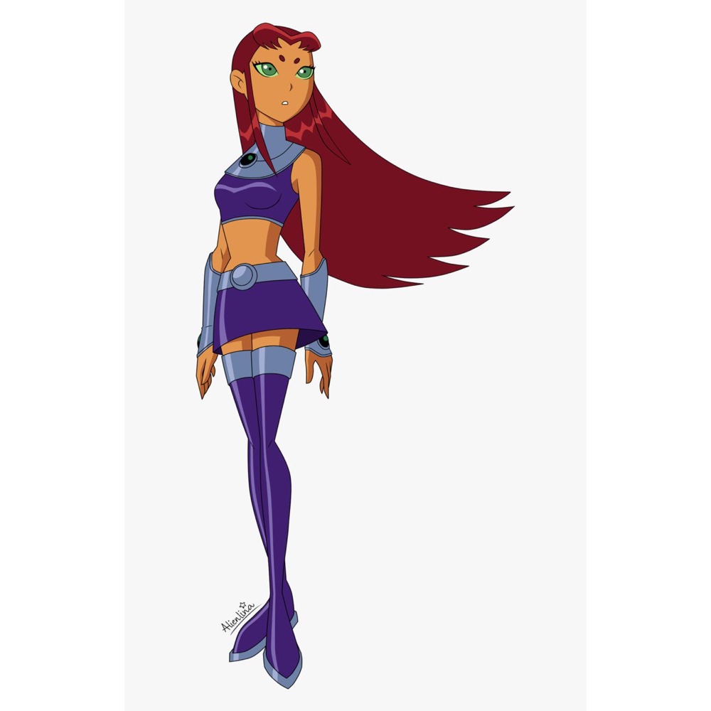 Starfire Costume - Teen Titans Fancy Dress Cosplay Ideas - Shorts