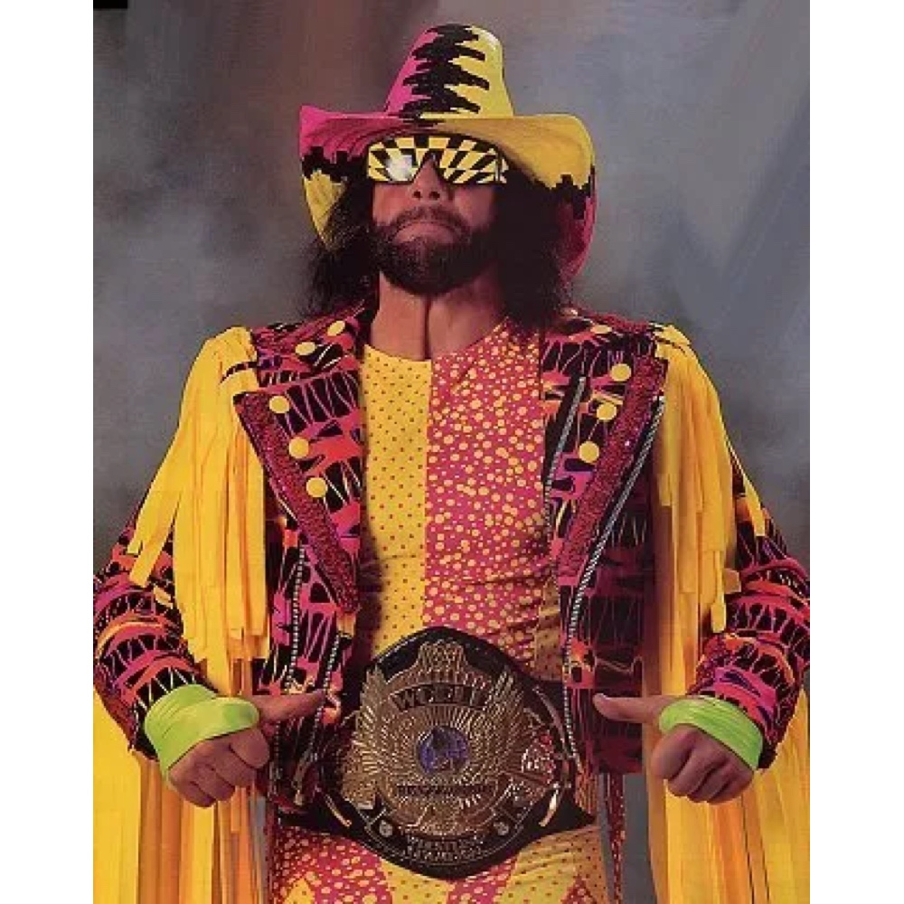 Macho Man Randy Savage Costume - Wrestler Fancy Dress Cosplay - Top
