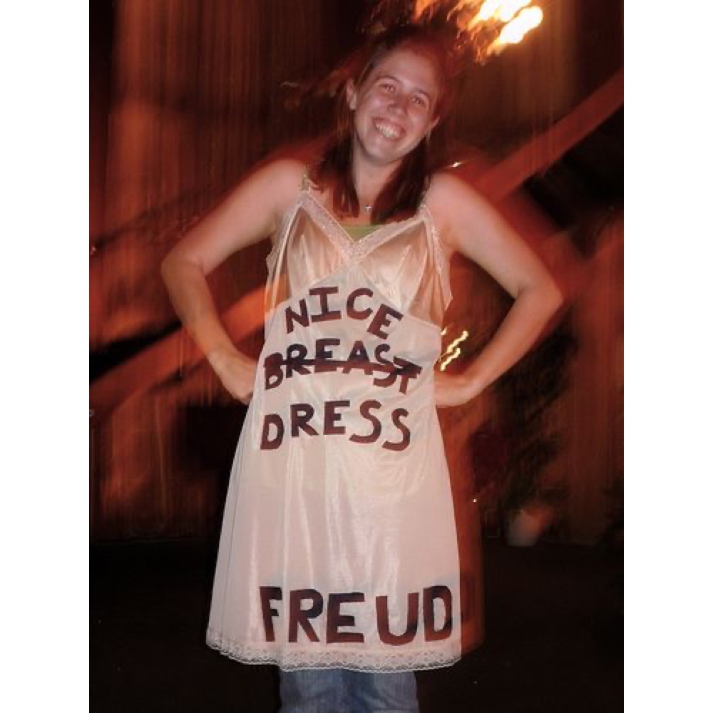 Freudian Slip Costume - Fancy Dress Ideas - White Slip Dress