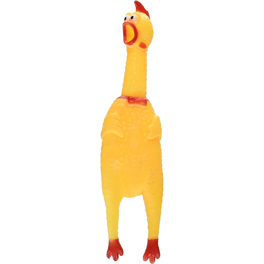 Farmer Costume - Fancy Dress Ideas - Easy Last Minute Ideas - Rubber Toy Chicken