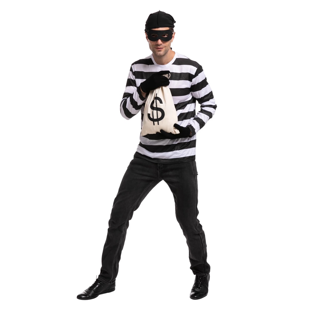 Robber Costume - Easy Last Minute Fancy Dress Ideas - Gloves