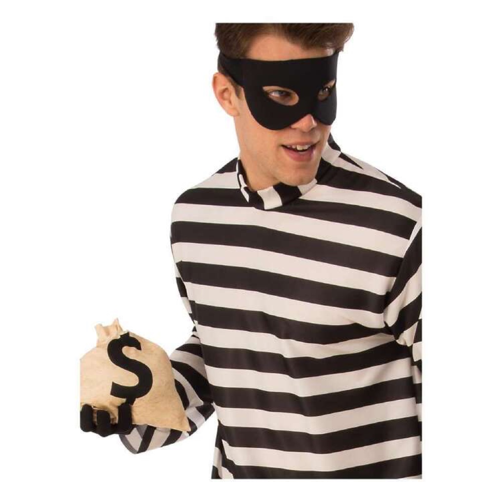 Robber Costume - Easy Last Minute Fancy Dress Ideas - Mask