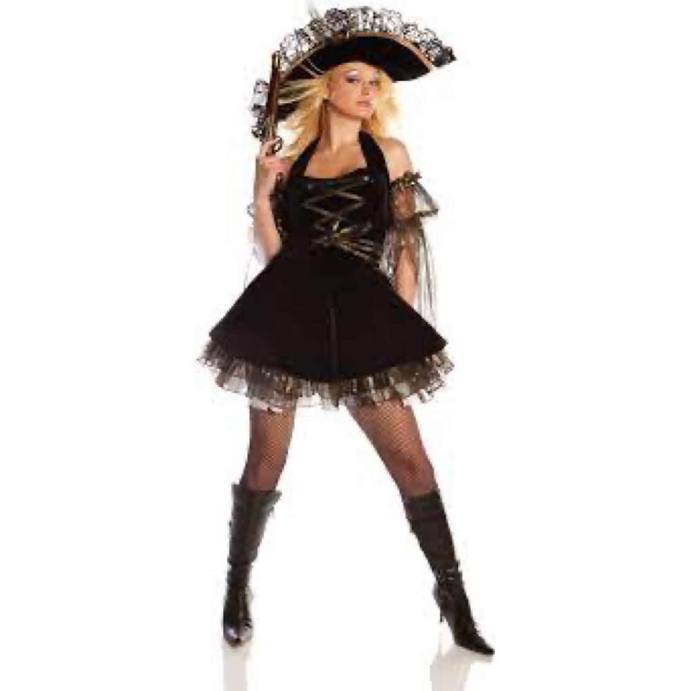 Bandita Costume - Easy Sexy Fancy Dress Ideas for Women for a Party or Halloween - Stockings
