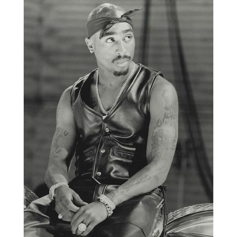 Tupac Shakur Costume - 2 Pac Fancy Dress - Gangster Rapper Style - Bandana