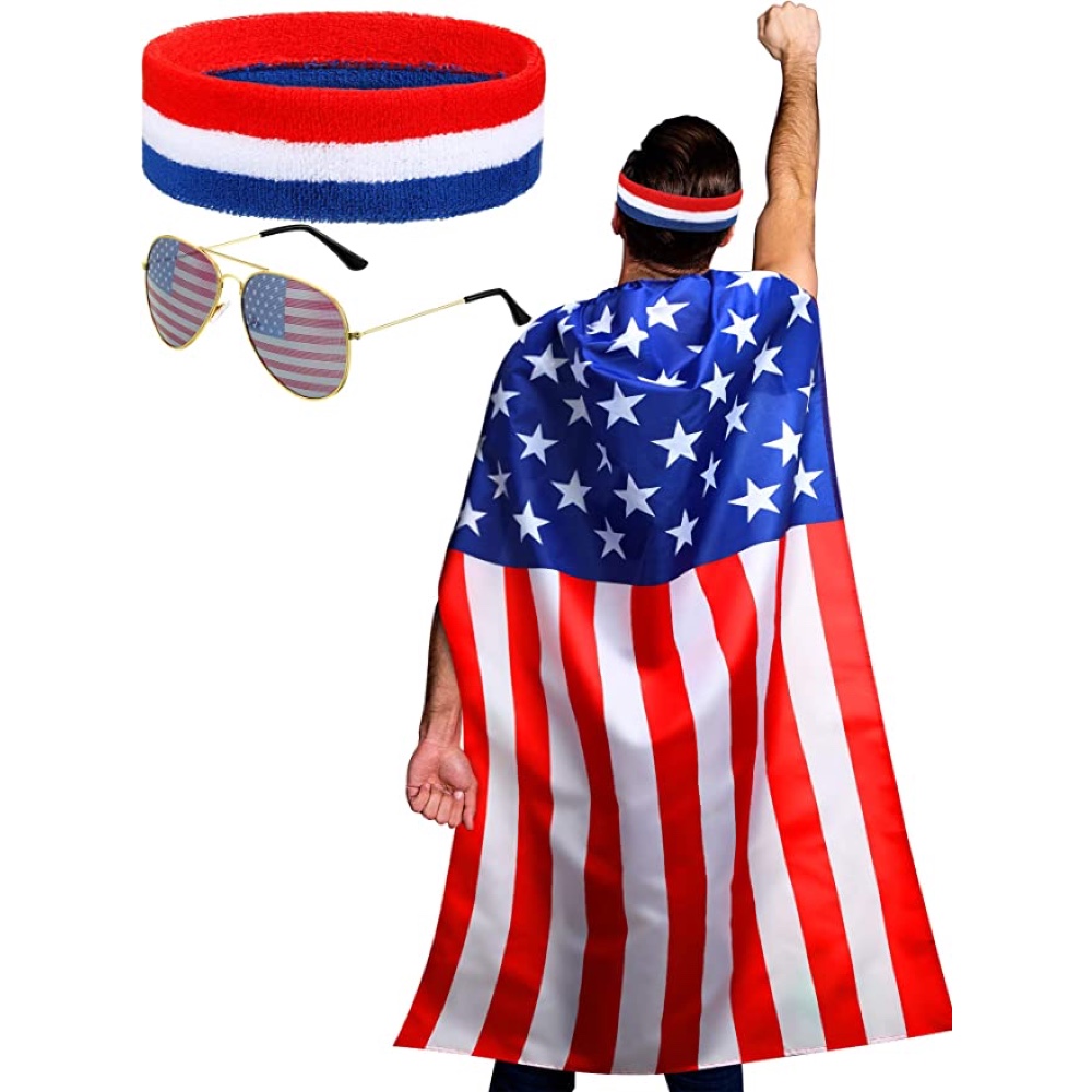Top 10 Best 4th of July Costumes - American Flag Cape
