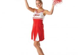 Cheerios Costume - Glee Fancy Dress - Sexy Cheerleader