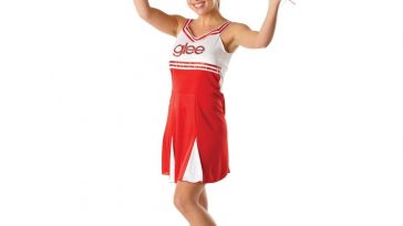 Cheerios Costume - Glee Fancy Dress - Sexy Cheerleader