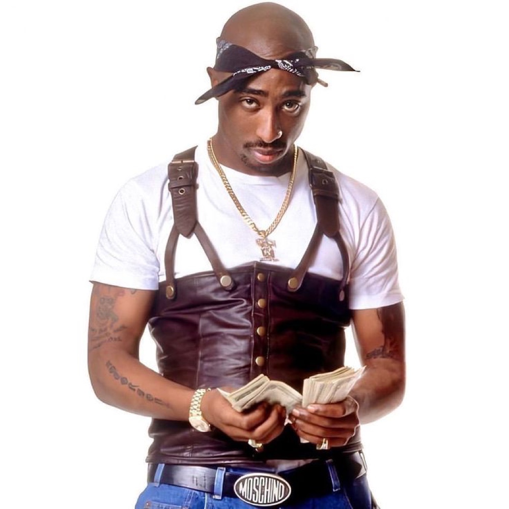 Tupac Shakur Costume - 2 Pac Fancy Dress - Gangster Rapper Style - Jeans