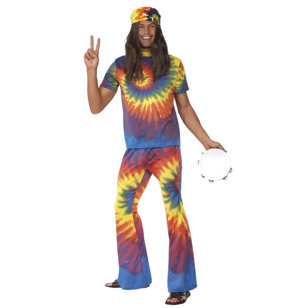Hippie Costume - Men - Women - Man - Fancy Dress Ideas - Tie Dye Shirt Men