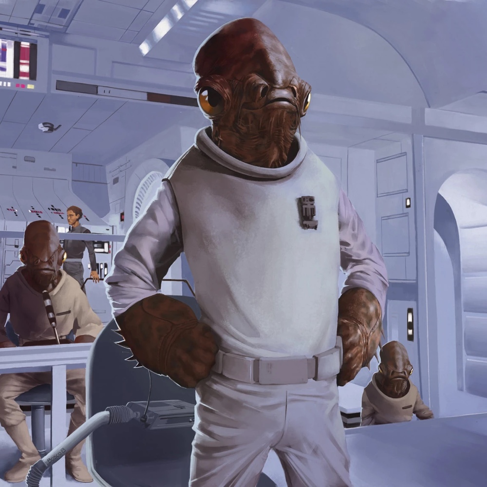 Admiral Ackbar Costume - Star Wars - Fancy Dress - Empire Strikes Back