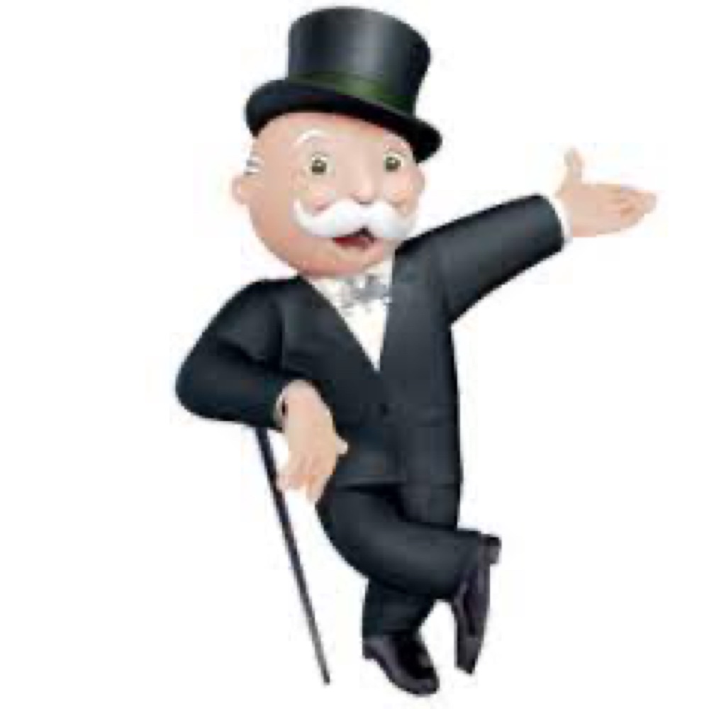 Mr Monopoly Man Costume - Fancy Dress - Jacket
