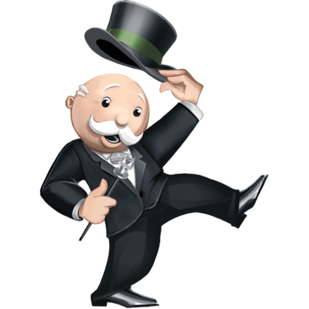 Mr Monopoly Man Costume - Fancy Dress - Tuxedo