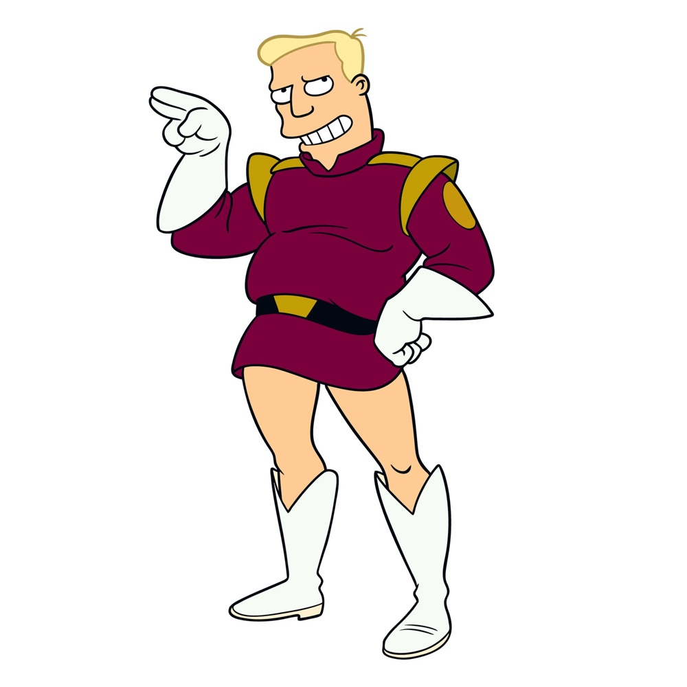 Captain Zapp Brannigan Costume - Futurama Fancy Dress