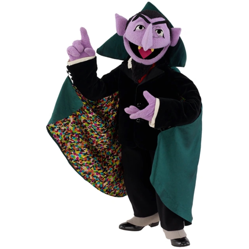 Count von Count Costume - Sesame Street Fancy Dress - Vampire